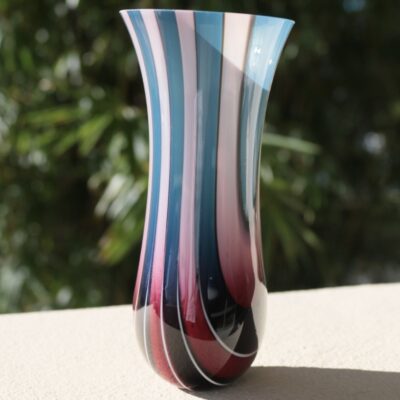 Brendan Eilola Purple & Blue Glass Vase 2025